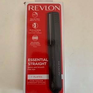 Revlon 1” hair straightener. Brand new